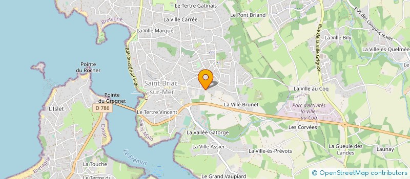 localisation de l'entreprise SCI DEUCO  SAINT-BRIAC-SUR-MER