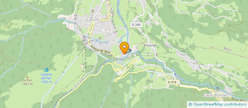 localisation de l'entreprise SCI DEUDON  LARUNS