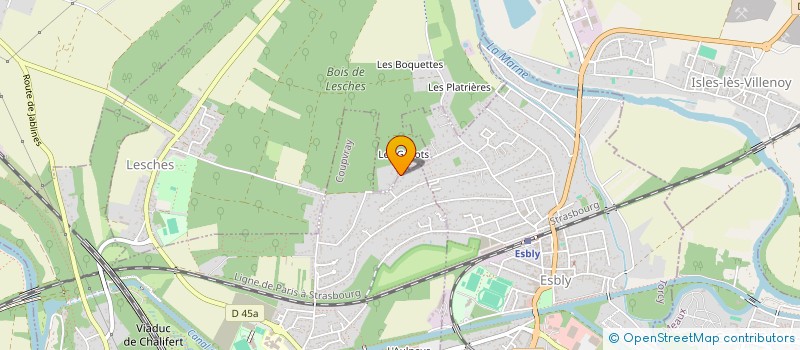 localisation de l'entreprise SCI DEULOT  COUPVRAY