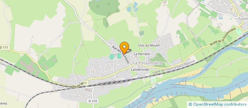 localisation de l'entreprise SCI DEUPARFANT  LA POSSONNIERE