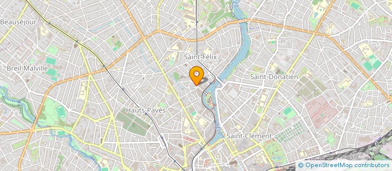 localisation de l'entreprise SCI DEURBROUCQ GLORIETTE  NANTES