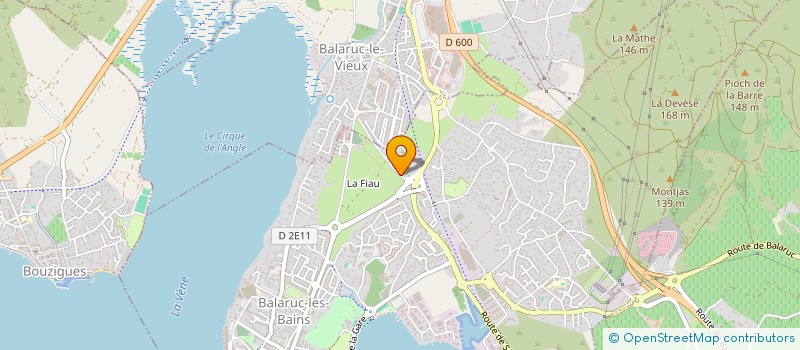 localisation de l'entreprise SCI DEUS IMMOBILIER  BALARUC-LES-BAINS