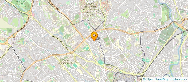 localisation de l'entreprise SCI DEUSEL à MONTPELLIER