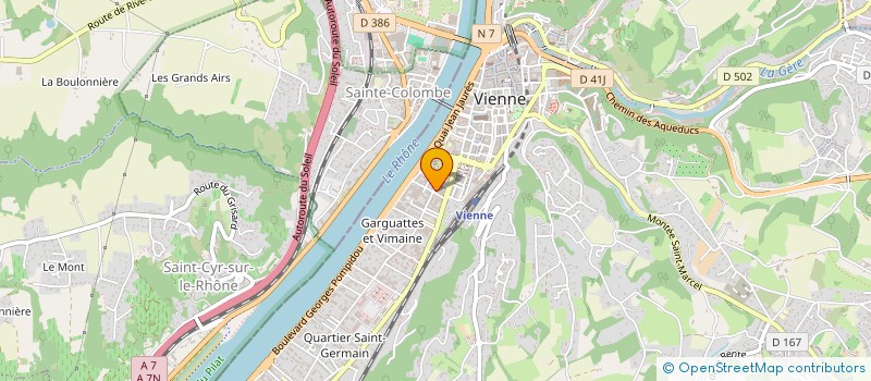 localisation de l'entreprise SCI DEUX  VIENNE