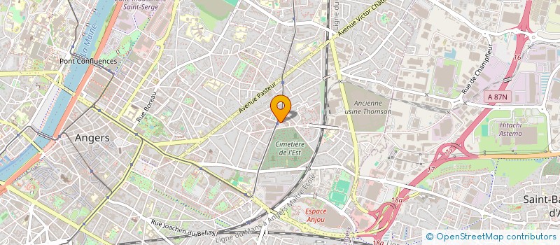 localisation de l'entreprise SCI DEUX-A à ANGERS