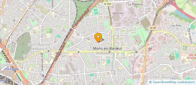 localisation de l'entreprise SCI DEUX AILES  MONS-EN-BARUL