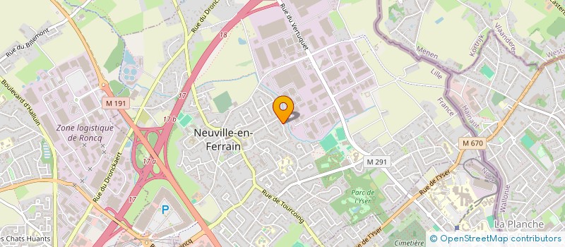 localisation de l'entreprise SCI DEUX C à NEUVILLE-EN-FERRAIN