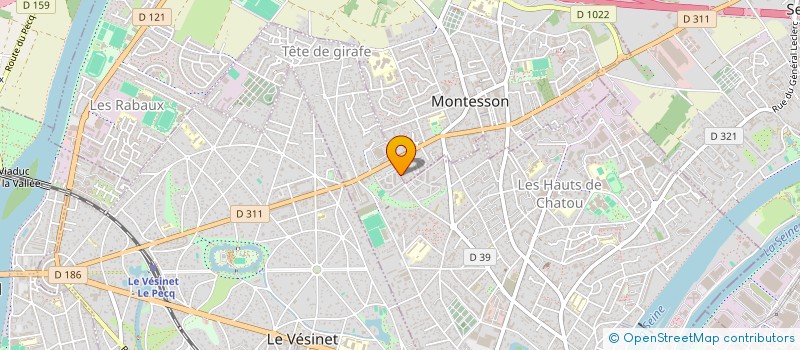 localisation de l'entreprise SCI DEUX C  MONTESSON