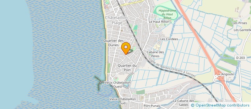 localisation de l'entreprise SCI DEUX COTE A COTE  YVES