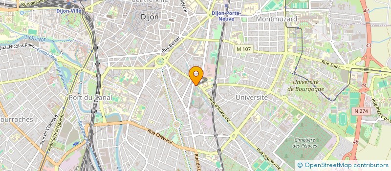 localisation de l'entreprise SCI DEUX ECUREUILS à DIJON