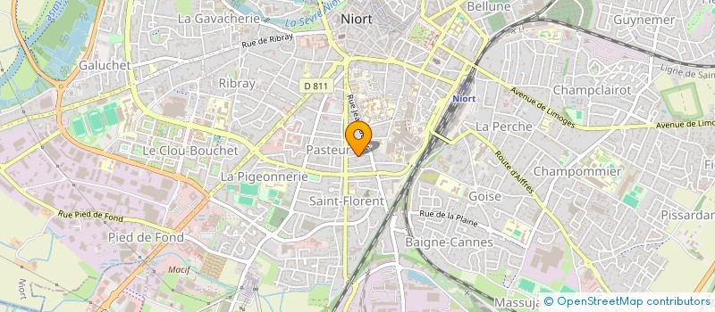 localisation de l'entreprise SCI DEUX EMI  NIORT