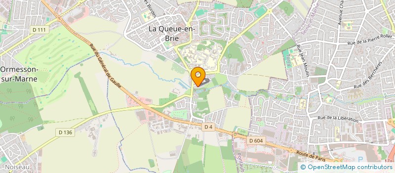 localisation de l'entreprise SCI DEUX F  LA QUEUE-EN-BRIE