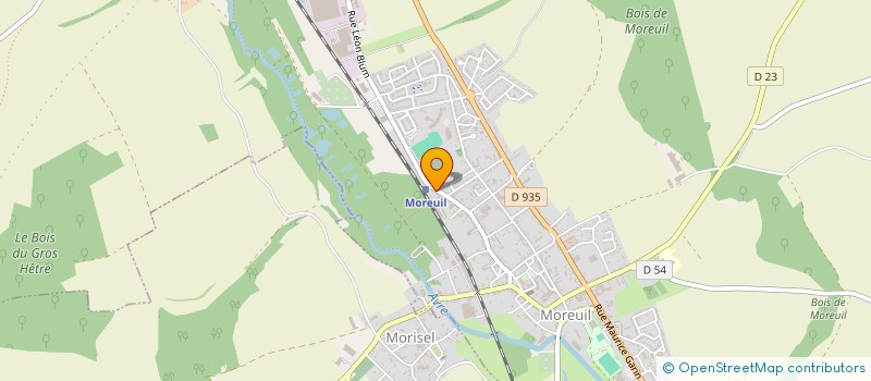 localisation de l'entreprise SCI DEUX FRERES  MOREUIL