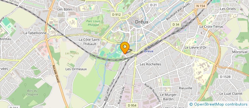 localisation de l'entreprise SCI DEUX IMMO à DREUX