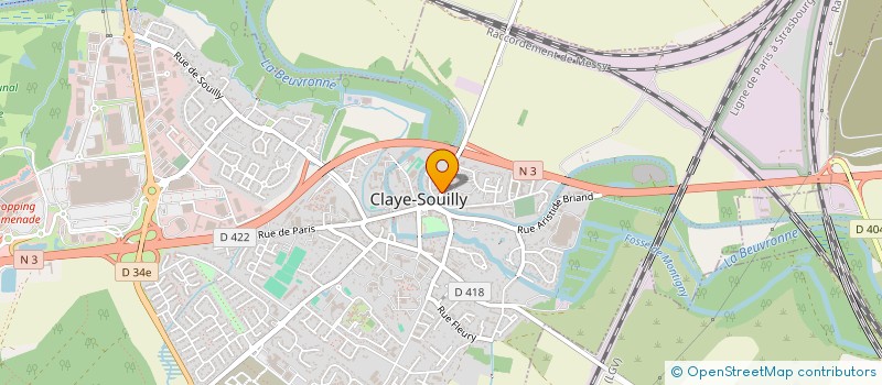 localisation de l'entreprise SCI DEUX J PACKING  CHARNY