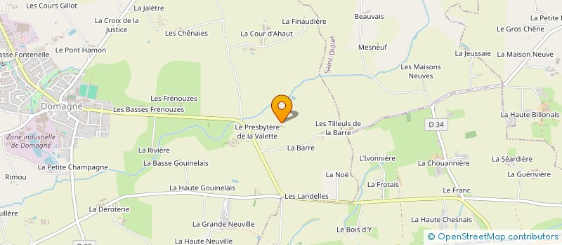 localisation de l'entreprise SCI DEUX L  DOMAGNE