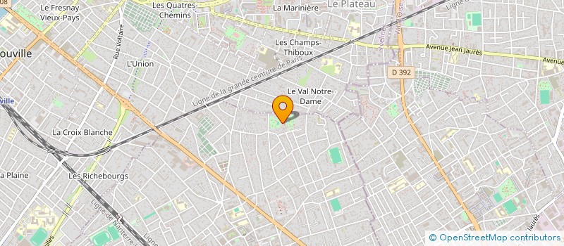 localisation de l'entreprise SCI DEUX LAURE  HOUILLES