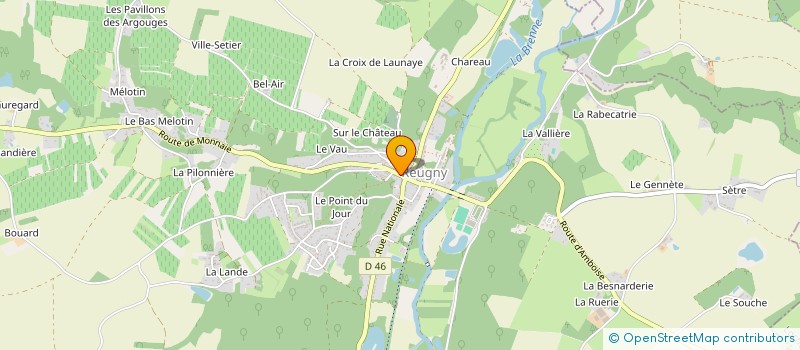 localisation de l'entreprise SCI DEUX-M à REUGNY