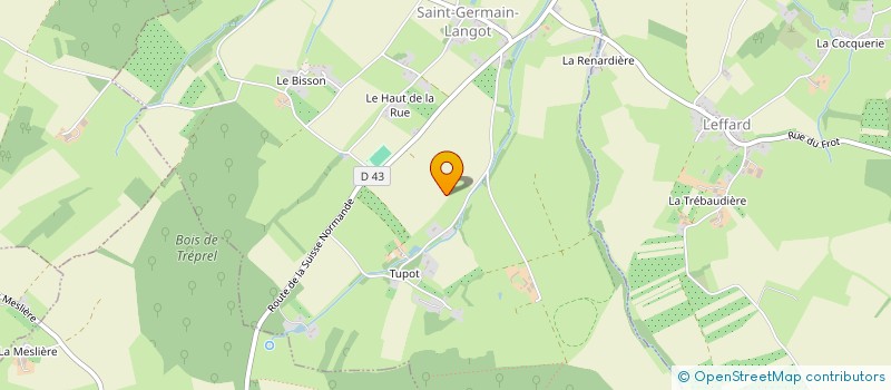 localisation de l'entreprise SCI DEUX M  SAINT-GERMAIN-LANGOT