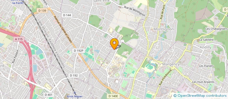 localisation de l'entreprise SCI DEUX M à EAUBONNE