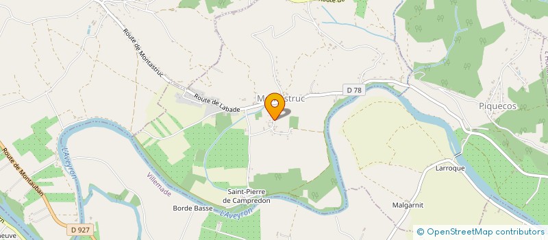 localisation de l'entreprise SCI DEUX MARIES  MONTASTRUC