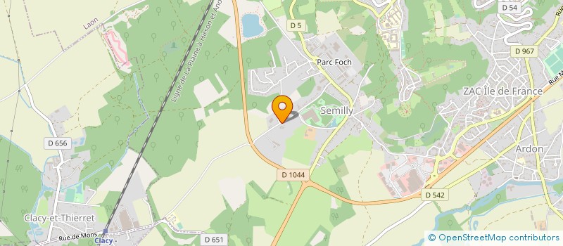localisation de l'entreprise SCI DEUX MILLE à LAON