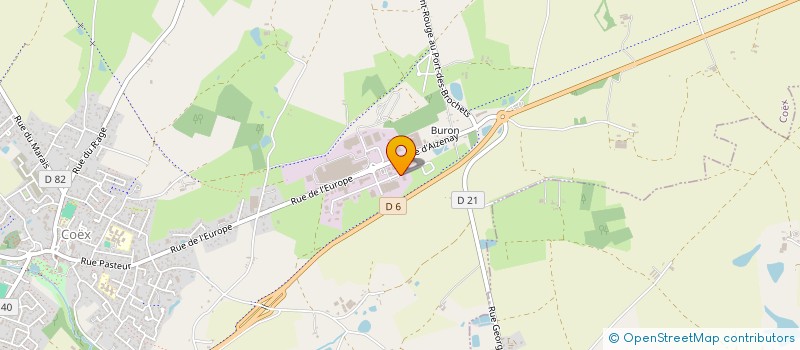 localisation de l'entreprise SCI DEUX MILLE  COEX