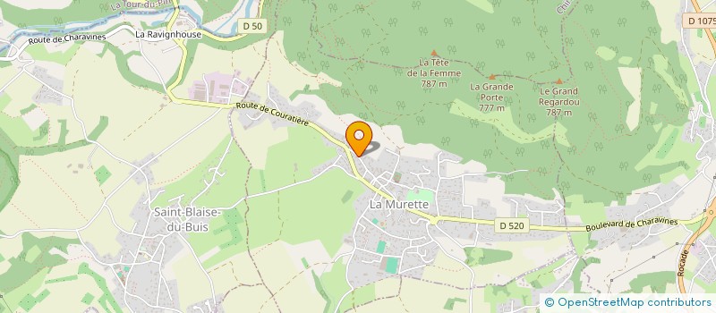 localisation de l'entreprise SCI DEUX MILLE VINS  LA MURETTE