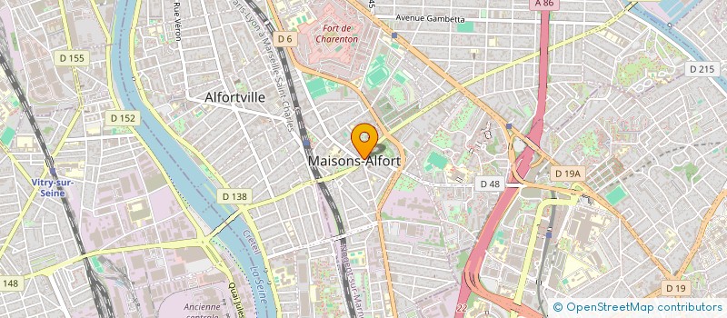 localisation de l'entreprise SCI DEUX MILLIONS  MAISONS-ALFORT