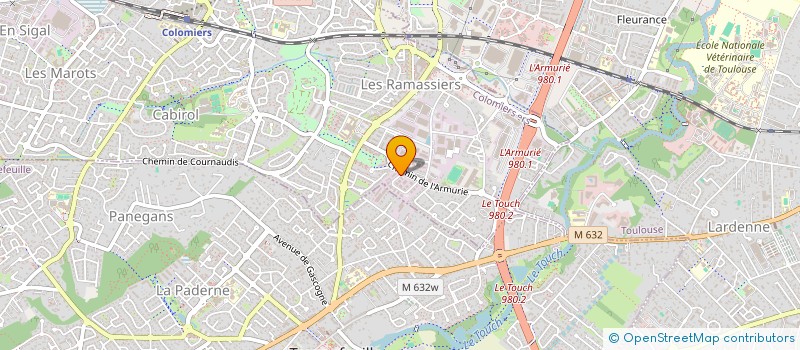localisation de l'entreprise SCI DEUX MONTAIGNE à COLOMIERS