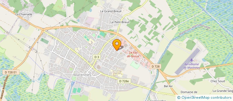 localisation de l'entreprise SCI DEUX PLUS TROIS  MARENNES-HIERS-BROUAGE