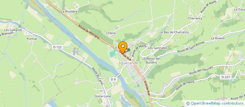 localisation de l'entreprise SCI DEUXA  IGUERANDE