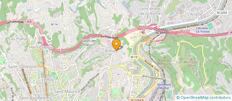 localisation de l'entreprise SCI DEUXCGBENCE à NICE