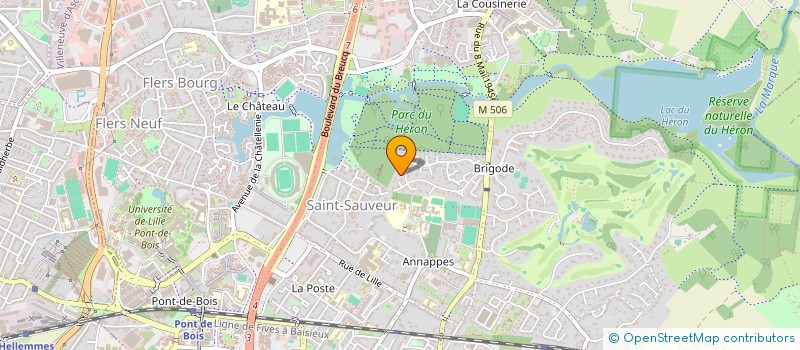 localisation de l'entreprise SCI DEUXIEME à VILLENEUVE-D'ASCQ