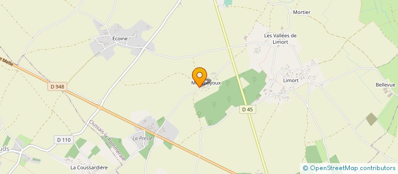 localisation de l'entreprise SCI DEV  CLUSSAIS-LA-POMMERAIE