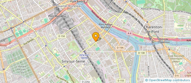 localisation de l'entreprise SCI DEVA à IVRY-SUR-SEINE
