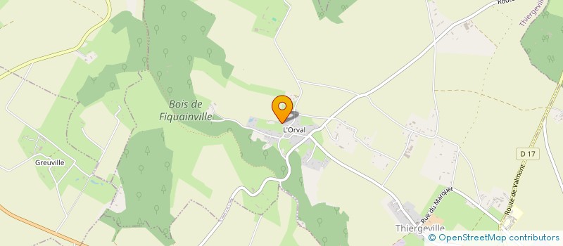 localisation de l'entreprise SCI DEVA  THIERGEVILLE