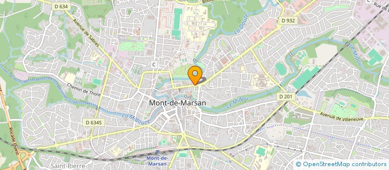 localisation de l'entreprise SCI DEVA à MONT-DE-MARSAN