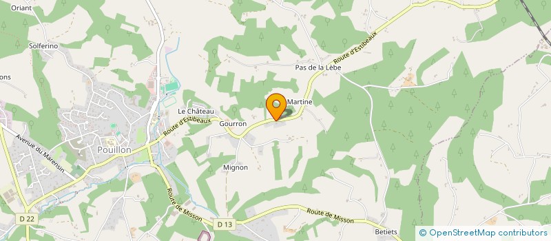 localisation de l'entreprise SCI DEVAG à POUILLON