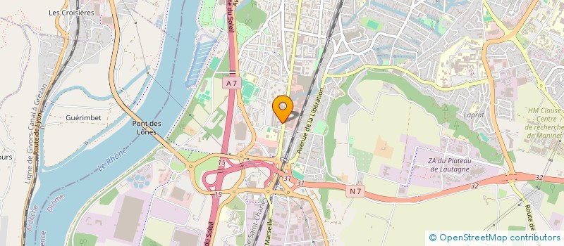 localisation de l'entreprise SCI DEVAL à VALENCE