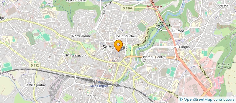 localisation de l'entreprise SCI DEVALENN à SAINT-BRIEUC