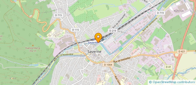 localisation de l'entreprise SCI DEVAM  SAVERNE