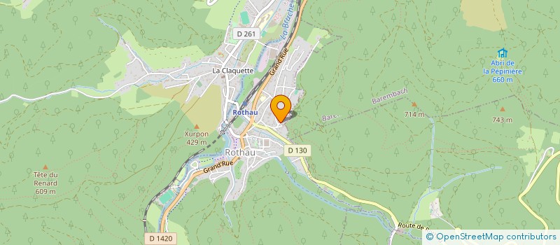 localisation de l'entreprise SCI DEVANT LE BAMBOIS  ROTHAU