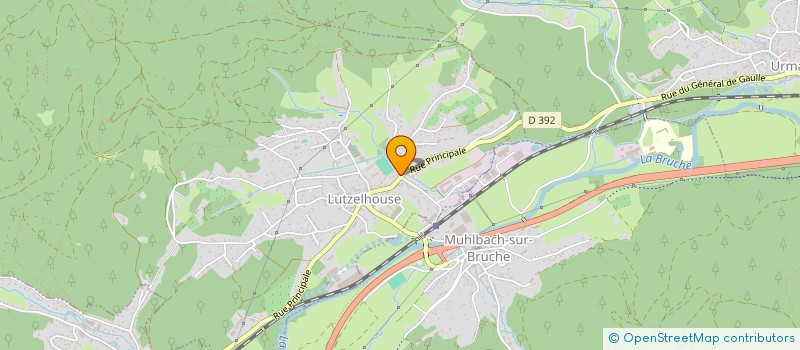 localisation de l'entreprise SCI DEVANT LES BOIS  LUTZELHOUSE