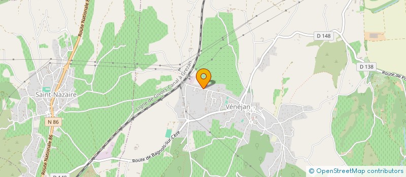 localisation de l'entreprise SCI DEVAUD  VENEJAN