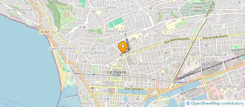 localisation de l'entreprise SCI DEVAUX & ASSOCIES à LE HAVRE