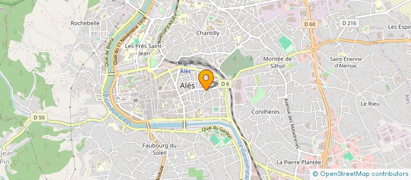 localisation de l'entreprise SCI DEVE  ALES