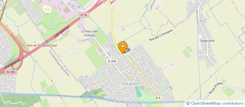 localisation de l'entreprise SCI DEVE  TETEGHEM-COUDEKERQUE-VILLAGE