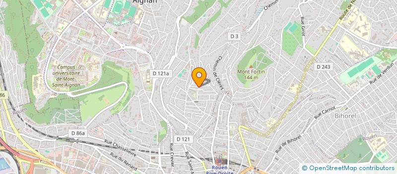 localisation de l'entreprise SCI DEVE  MONT-SAINT-AIGNAN