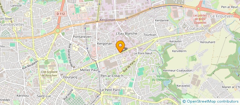 localisation de l'entreprise SCI DEVELOPPEMENT  BREST